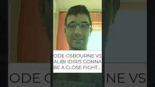 Ode Osbourne Vs Alibi Idiris Might Be A Close Fight #ufchouston