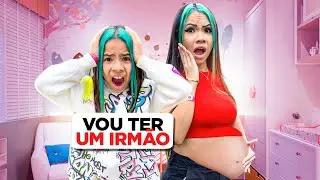 ESTOU GRAVÍDA! *trolei minha filha