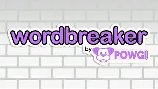 Word Breaker by POWGI (Platinum Longplay)