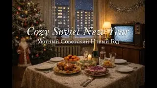 Soviet New Year ASMR | Cozy Room, TV Static & Warm Atmosphere  | Уютный Советский Новый Год