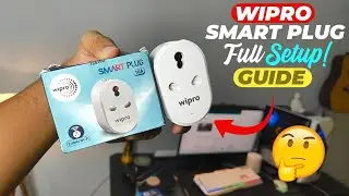 wipro wifi smart plug unboxing & setup with Alexa - how to connect 🤩