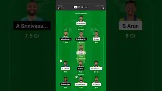 DD VS RTW TNPL MATCH PREDICTION/DREAM 11 PREDICTION#viral #shorts #trending #ytshorts #TOP GL TEAM