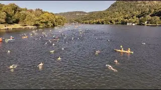 What it is Like Swimming 10 Miles Down the Tennessee River 🏊&zwj;♂️ 🏞 -- Swim the Suck Open Water Race