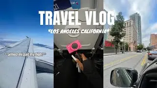 TRAVEL WITH ME VLOG✈️ ( 8am flight, come to the airport with me, almost missed my flight! )