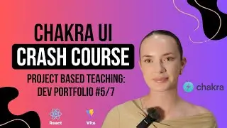 Chakra UI Crash Course #5/7: Hero & About Sections | Responsive Flex, Grid & Layouts