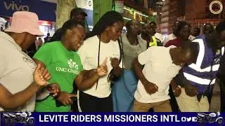 Powerful worship at Nairobi CBD by Levite riders missioners international 