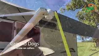 Ground Dogs - The Ultimate Anchoring Solution for Caravan, Camping & Offroad Adventures!