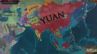 The Three Mountains Timelapse [EU4 1.33]