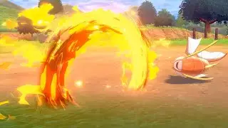 #172 Flame Wheel - Pok&eacute;mon move generations II-VIII