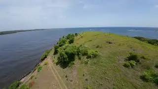 Flying around Savannes Bay