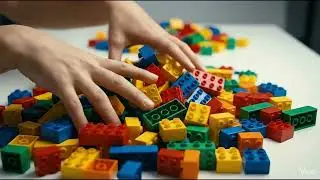 Satisfying LEGO ASMR Sounds | Relaxing Brick Sorting & Movement (8 Hours)