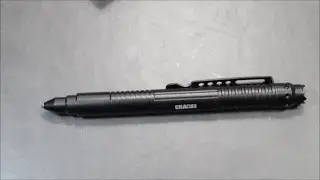 Chaos Ready Tactical Pen  Self Defense Tool  with LED Light Glass Breaker DNA Catcher Aircraft Alu