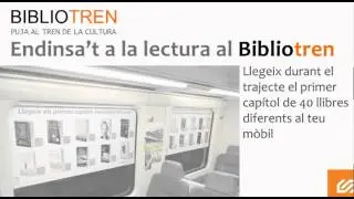 Bibliotren, puja al tren de la lectura de Ferrocarrils!
