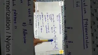 Nylon 6,6 || condensation polymerization #shots #trending #ytshorts  #imrankhan