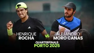 Henrique Rocha vs Alejandro Moro Canas | Porto 2025 QF | ATP Highlights