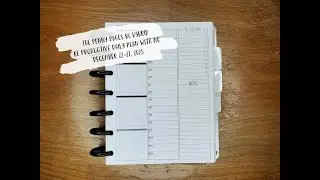 B6 Hybrid: Be Productive Daily Plan with Me || December 22-27, 2025