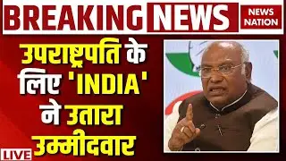 India Bloc Announces Vice President Candidate Live : विपक्ष ने उतारा उम्मीदवार | B. Sudarshan Reddy