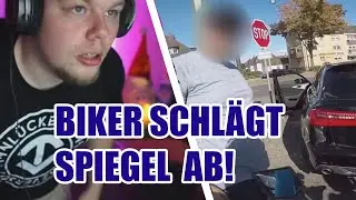 Motorradfahrer zerst&ouml;rt Spiegel! | German Road Rage | TANZVERBOT REAGIERT