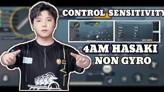 4 AM HASAKI CONTROL LAYOUT CODE AND SENSITIVITY CODE BGMI 3 FINGER NON GYRO SENSITIVITY STAR RAJ