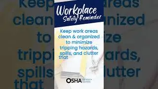 Workplace Safety Reminder | Construction Site | Housekeeping | OSHA #workplacesafety #construction