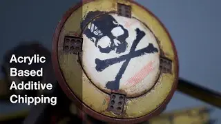 Gundam Model kit Weathering⎜Additive Acrylic based weathering⎜Chipping video⎜4k