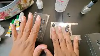 DIY: Applying 3D Halloween 🎃 Press on Nails from Walmart