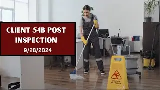 Client 54B Post Inspection !!  Cleaning service in USA 2024 !! Client Satisfied Cleaning Service
