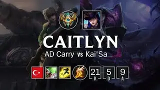 Caitlyn ADC vs Kai'Sa - TR Challenger Patch 8.24