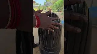 Amazing Musical instrument making South Indian people's Pondicherry #music #instrumental #skills
