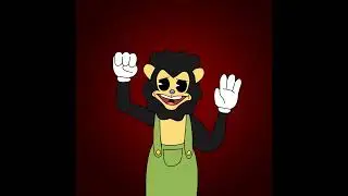 Tom the Friendly Lion in colour 1