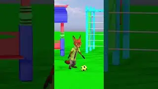 zootopia 2 Judy Hopps Nick Wilde and sonic girl #3danimation #zootopia2 #disney