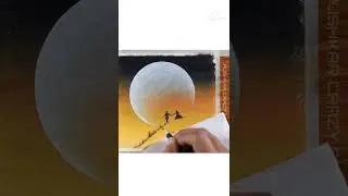 A beautiful Oil pastel drawing tutorial ll #shorts #shortvideo #ytshorts