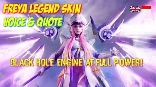 FREYA VOICE LINE LEGENDS SKIN- GALACTIC VANQUISHER#mobilelegends