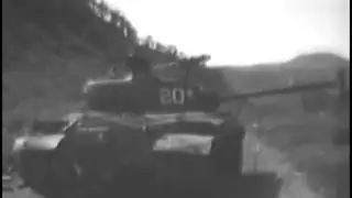 M46 Patton Tanks In Korean War  Action