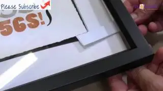 How To Assemble A Picture Frame With Glass