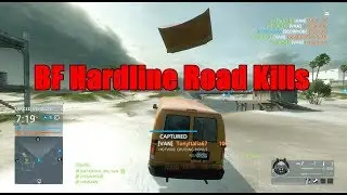 Battlefield Hardline Road Kills (Funny Moments)