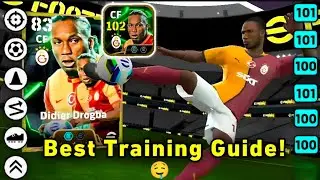Free Epic Didier Drogba Best Training Guide 🤤 | efootball 2025 🔥