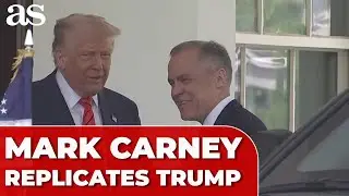 MARK CARNEY channels TRUMP with ICONIC FIST RAISE at White House