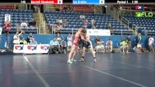 Junior 145 - Garrett Chadwick (Wyoming) vs. Joe Grable (Washington)