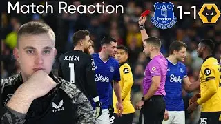 Match Reaction Everton 1-1 Wolves. What the hell was that second half&rdquo;  & ref doing  #efc #evertonfc