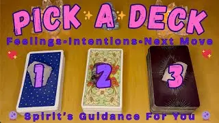 ✨ Pick a Deck Tarot Reading — Their Feelings, Intentions, Next Move + Spirit’s Guidance