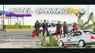 Motel Spinning 🤯 | Spinbaasmiky Joined us From Team Sleepy| Small Corners + 360 Turns🔥| Car Parking
