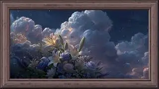 Blooming Elegance 🌸 4K Art Screen Saver for TV | Touch of Art | لمسة فن