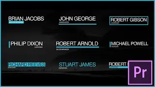 Lower Thirds Template For Motion Graphics Template