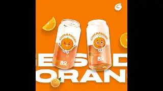 Orange Soda Packaging design #photoshop #mockup #brandidentity