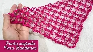 [Canhoto] Ponto Segredo para bandanas |Bya Ferreira