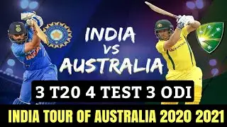 India Tour of Australia 2020 2021| India tour of australia 2020 test series|ind vs aus 2020 schedule