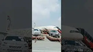 Etihad Airways Cargo Flight Loading With Car #shorts #planes #flight #trending #viral #video #2023