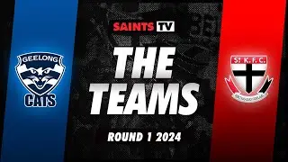 THE TEAMS: Round 1 - Geelong v St Kilda | AFL 2024