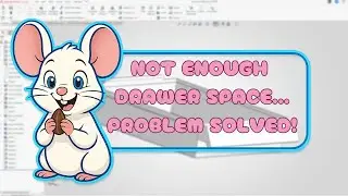 Modifying a Standard Parts Drawer to Hold More (SolidWorks Live Design)